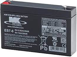 MK ES7-6 Battery - 6V 7Ah Sealed AGM