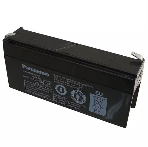 Panasonic LC-R063R4P Battery - 6 Volt 3.4 Ah