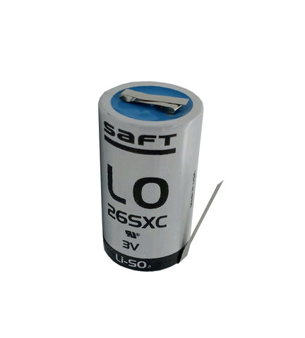Saft LO26SXC-STS Battery (Solder Tabs) - 3V D Lithium