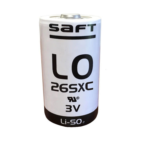 Saft LO26SXC Battery - 3V D Lithium