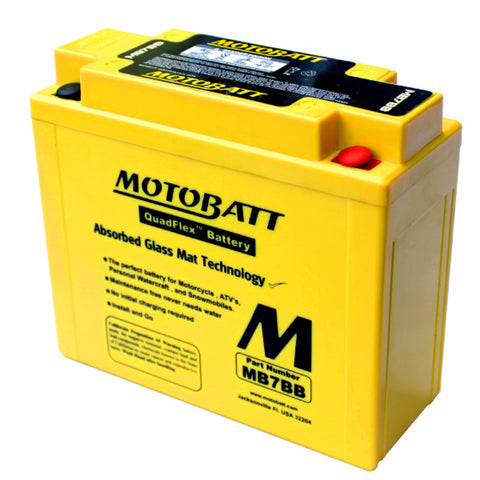 Motobatt MB7BB Battery - 12V 9Ah 150CCA Sealed AGM