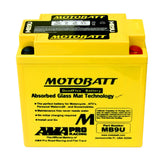 Motobatt MB9U Battery - 12V 11Ah 140CCA Sealed AGM