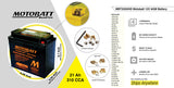 Motobatt MBTX20UHD Battery - 12V 21Ah 320CCA Sealed AGM