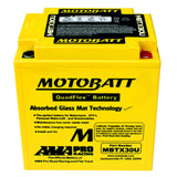 Motobatt MBTX30U Battery - 12V 34Ah 440CCA Sealed AGM