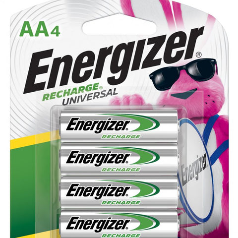 Energizer AA Recharge Batteries - NH15 HR6 Rechargeable