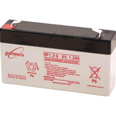 Enersys Genesis NP1.2-6 Battery - 6 Volt 1.2 Ah