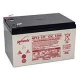 Enersys Genesis NP12-12T Battery - 12 Volt 12 Ah (.250" Terminals)