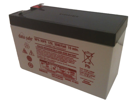 Enersys datasafe NPX-35FR Battery - 12 Volt 9 Ah 35W/Cell 15 min (.187" Terminals)