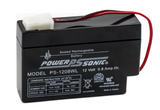 Power Sonic PS-1208WL Battery - 12 Volt 0.8 Amp Hour w/Connector