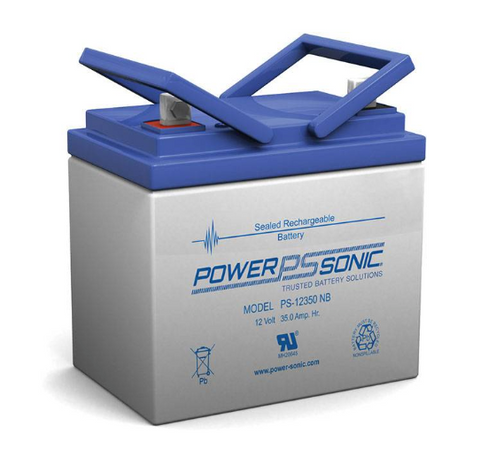 Power Sonic PS-12350 NB Battery - 12 Volt 35 Amp Hour
