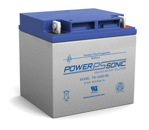 Power Sonic PS-12400 NB Battery - 12 Volt 40 Amp Hour