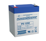 Power Sonic PS-1250 F1 Battery - 12 Volt 5 Amp Hour