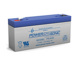 Power Sonic PS-630 Battery - 6 Volt 3.5 Amp Hour