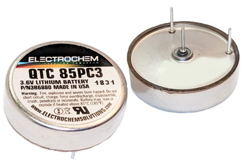 Electrochem 3B6880 - 3B880 - QTC85 Battery - Low Rate Coin