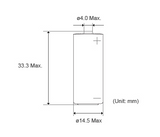 Xeno Energy XL-055F Battery - 3.6V 2/3AA Lithium